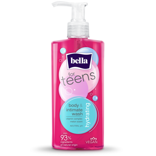 „Bella for Teens“ kūno ir intymios higienos prausiklis