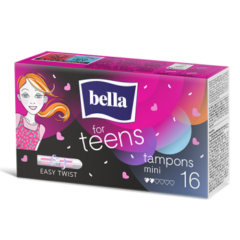 „Bella for Teens Mini“ tamponai