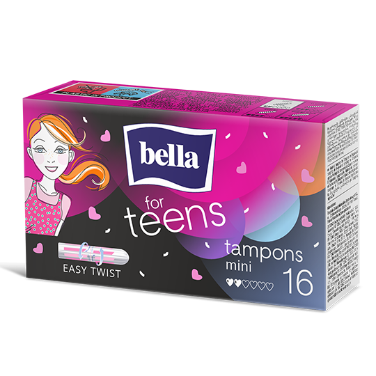 „Bella for Teens Mini“ tamponai