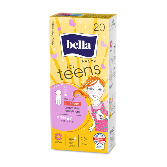 „Bella for Teens Energy“ kasdieniniai įklotai