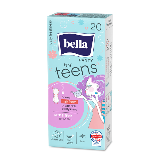 „Bella for Teens Sensitive“ kasdieniai įklotai