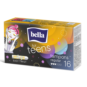 „Bella for Teens Regular“ tamponai