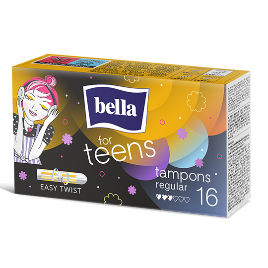 „Bella for Teens Regular“ tamponai