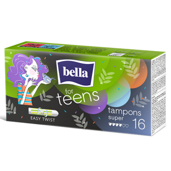 „Bella for Teens Super“ tamponai